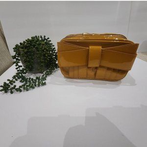 NWOT RARE Authentic Zac Posen Patent Leather Cosmetic Bag
